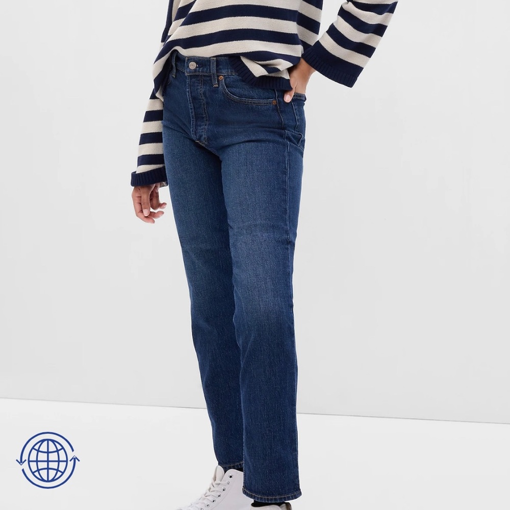 GAP Cheeky Straight High Rise Jeans